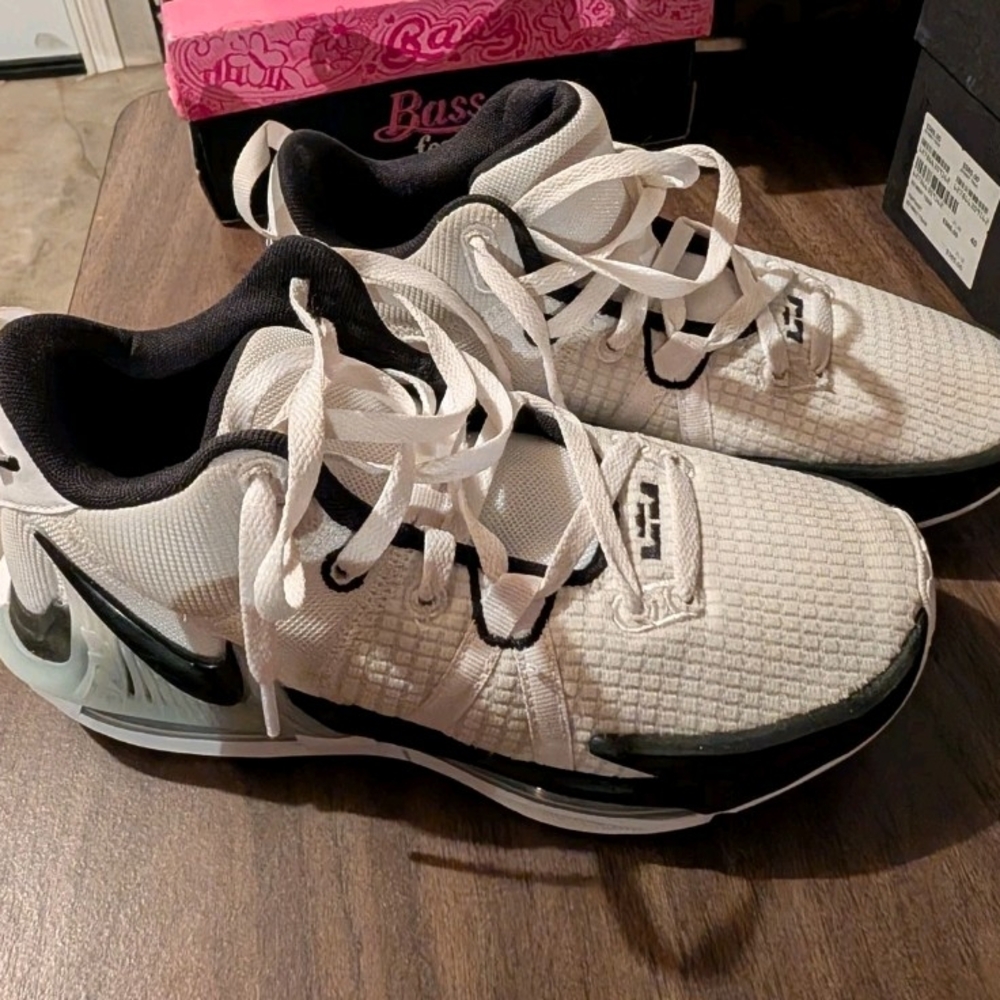 Nike LeBron Witness 7 TB White Black Size 7.5